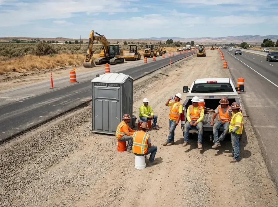 highway-road-construction-crew-007 — frequently asked questions, Porta Potty and Restroom Rentals in Travilah, MD
